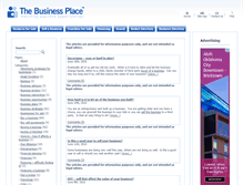 Tablet Screenshot of blog.thebusinessplace.com
